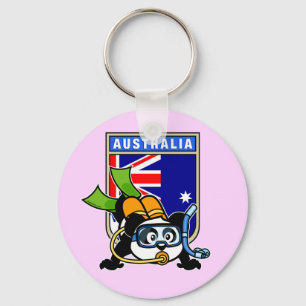 Chaveiro Austrália Scuba Diving Panda