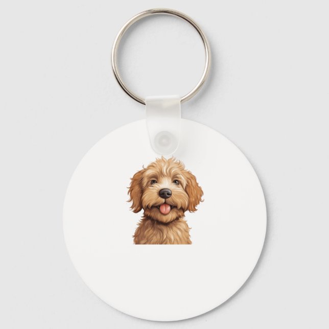 Chaveiro australiano Labradoodle (Frente)