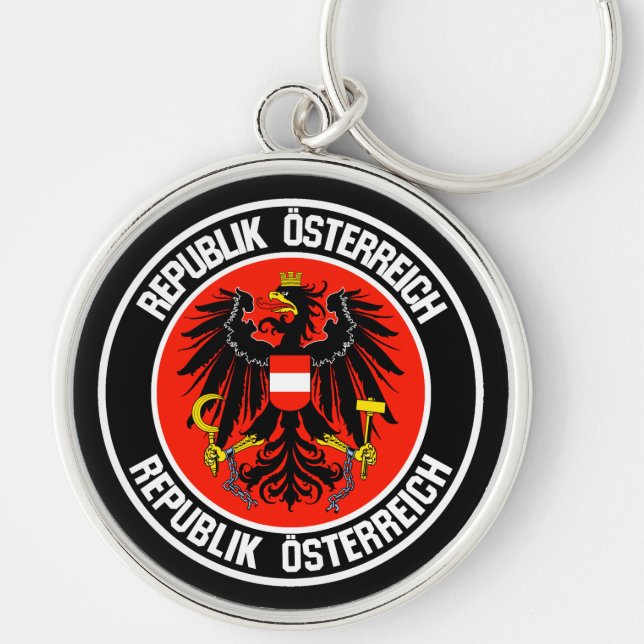 Chaveiro Áustria Round Emblem (Frente)
