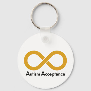 Chaveiro Autism Acceptance Keychain