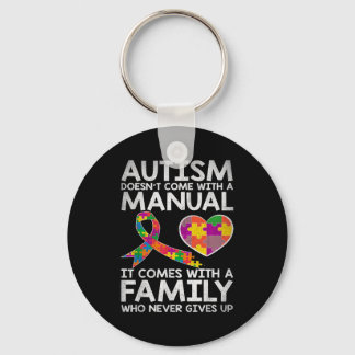 Chaveiro Autism awareness autism doesn't come with a manual