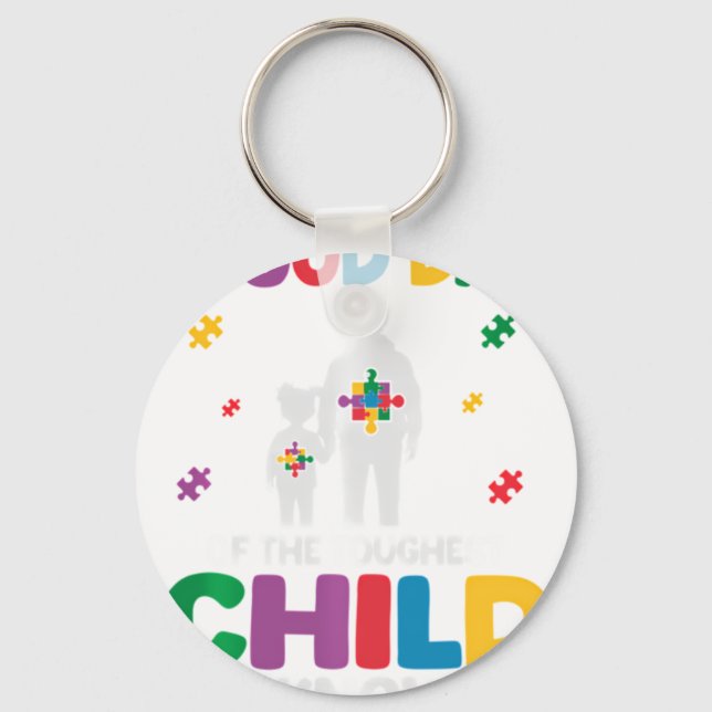 Chaveiro Autism Dad Of Daughte (Frente)