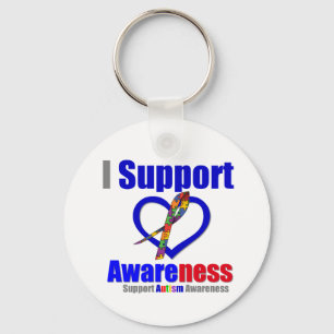 Chaveiro Autism I Support Awareness
