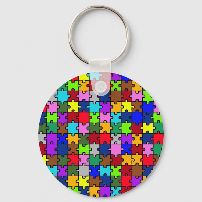 Chaveiro Autism jigsee (Frente)