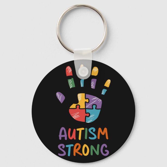 Chaveiro Autism Strong (Frente)