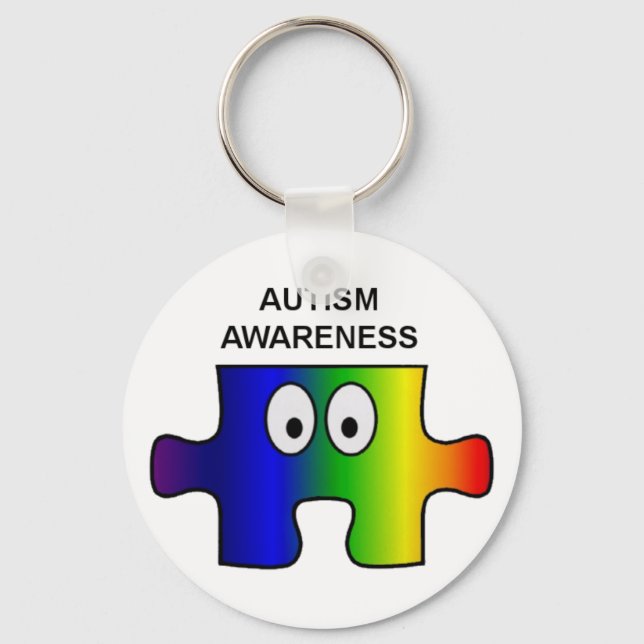 Chaveiro Autismo/Aspergers dão suporte e conscientização (Frente)