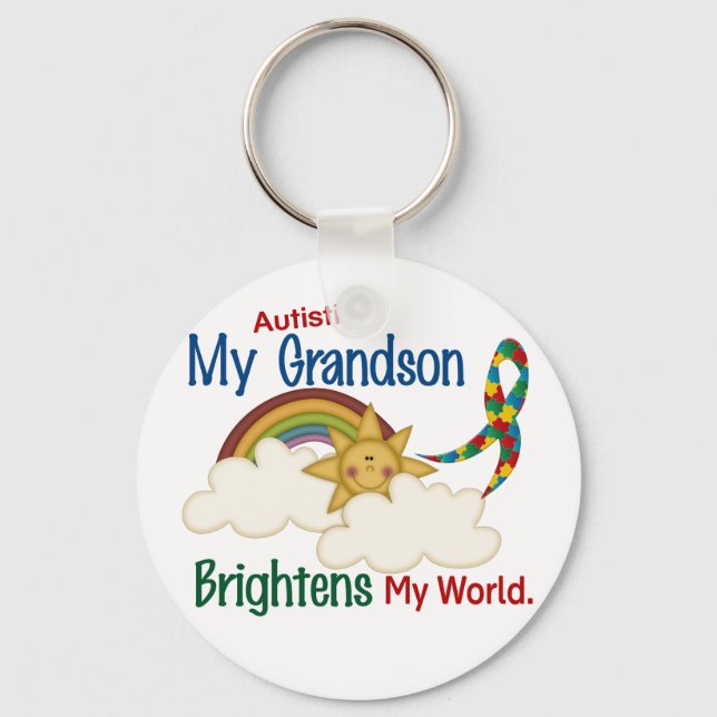 Chaveiro Autismo BRIGHTENS MEU MUNDO 1 neto (Frente)