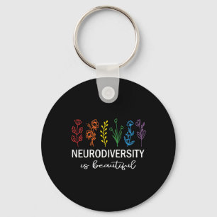 Chaveiro Autismo Consciência Aceitação Neurodiversidade É B