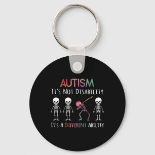 Chaveiro Autismo Consciência Dabitando Autismo Do Crânio Nã