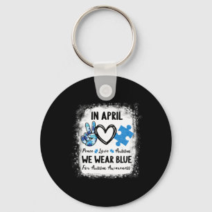 Chaveiro Autismo Do Amor Pela Paz Em Abril Vestimos Azul Pa