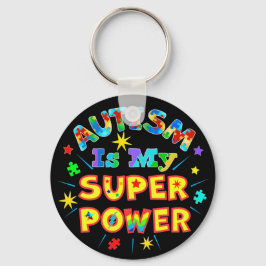 Chaveiro Autismo É Meu Super Poder
