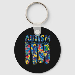 Chaveiro Autismo Espectro de Consciência Brushaft Quebra-ca