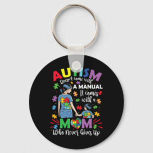 Chaveiro Autismo Mãe não vem com um Autismo manual