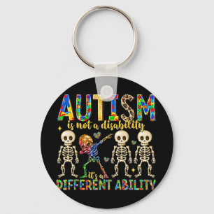 Chaveiro Autismo não é uma deficiência é um hambúrbio difer