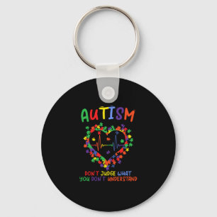 Chaveiro Autismo Não julgue o que você não entende