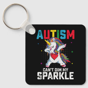 Chaveiro Autismo Não Pode Diminuir Meu Unicórnio de Conscie