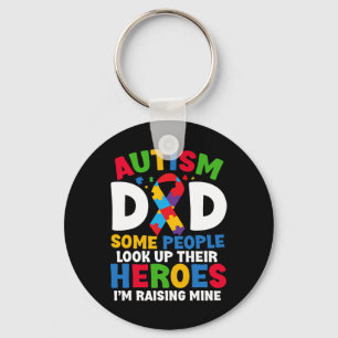 Chaveiro Autismo Pai Quebra-cabeça Fita Ortodia Filho Herói