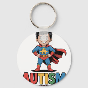 Chaveiro Autismo Porque Normal é Chato Super-herói Kid Auti