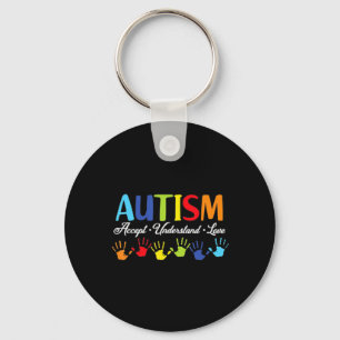 Chaveiro Autismo Sensibilização Accept Entenda Autismo Auti