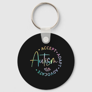 Chaveiro Autismo Sensibilização Aceite Adaptar Advocate Aut