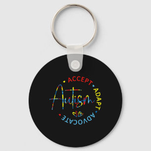 Chaveiro Autismo Sensibilização Aceite Adaptar Advocate Aut
