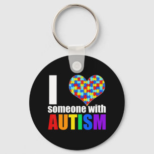 Chaveiro Autismo Sensibilização Camisa Autismo Mãe Eu Amo A