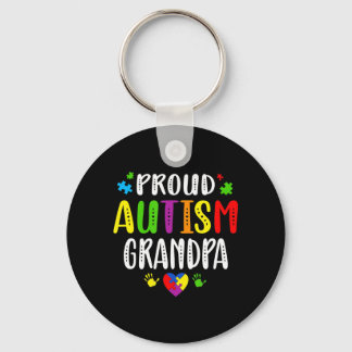 Chaveiro Autismo Sensibilização Orgulhosa Autismo Avô Mão C