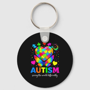 Chaveiro Autismo vendo o mundo de forma diferente autismo