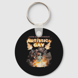 Chaveiro Autista E Esqueleto Gay Funny Autismo Esqueletreto