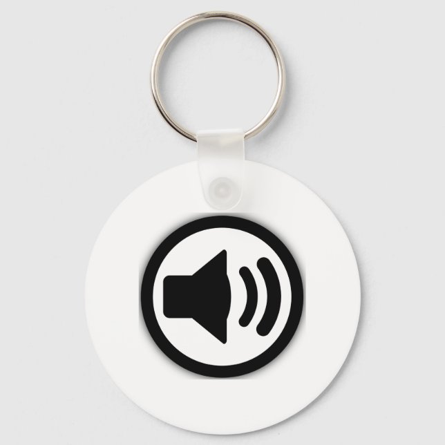 Chaveiro Auto-falante de áudio (Frente)