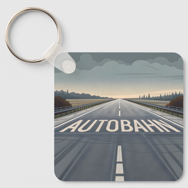 Chaveiro Autobahn Infinite Road Perspective Art (Frente)