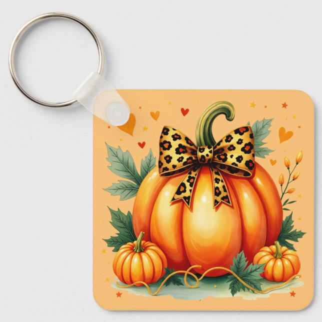 Chaveiro Autumn Pumpkin (Frente)