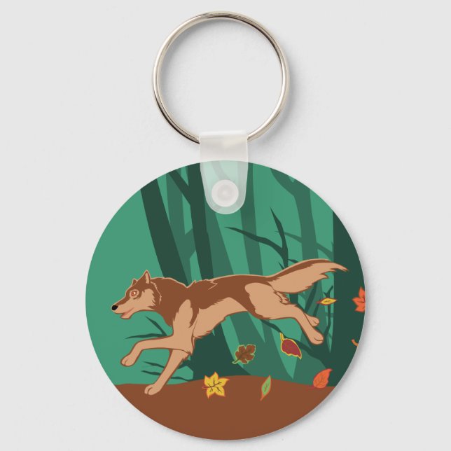 Chaveiro Autumn Wolf (Frente)