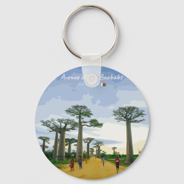 Chaveiro Avenida dos Baobás, Madagascar - Paisagem (Frente)