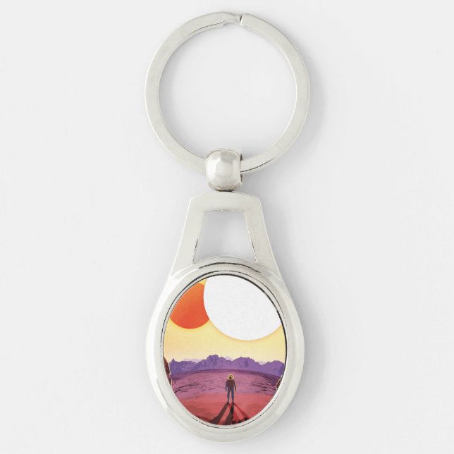 Chaveiro Aventura do Planeta de Destino do Kepler Space Via (Frente)