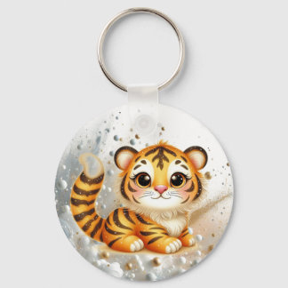 Chaveiro Aventura Espacial da Filhote de Tigre Trina com Ca