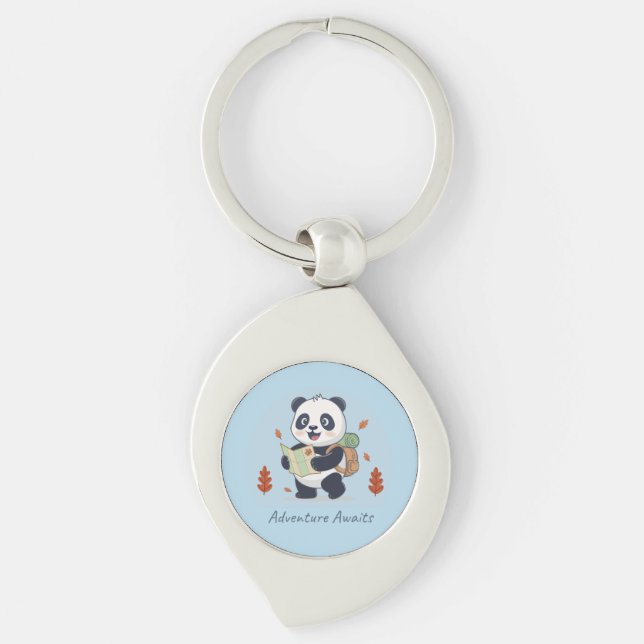 Chaveiro Aventura Espera Panda (Frente)