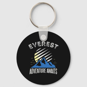 Chaveiro Aventura no Monte Everest Aguarda Camiseta de Esca