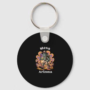 Chaveiro Aventura Retro Mesa Arizona Trilha de Hiking Cactu