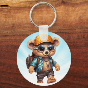 Chaveiro Aventuras Sunny com Urso de Beachy - Prontos para