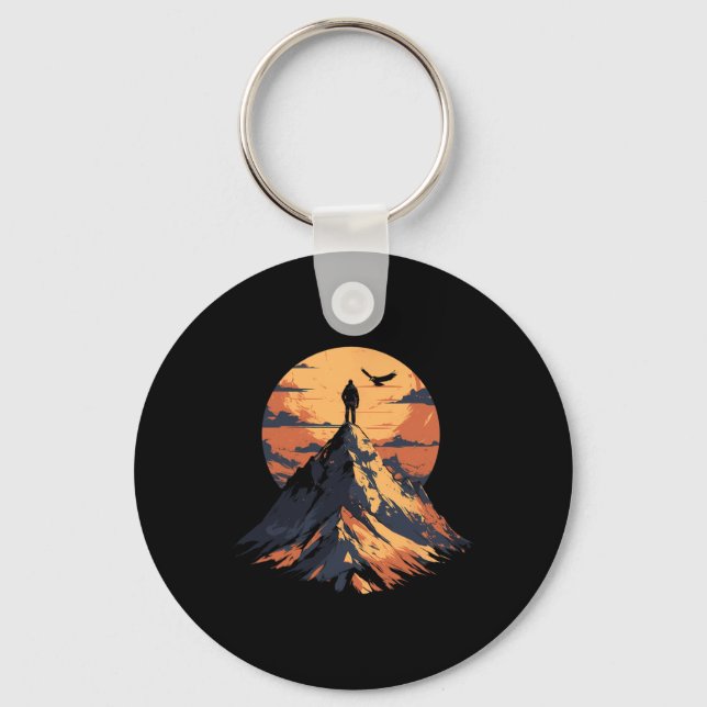 Chaveiro Aventureiro do Lone Mountain no Design do Cume - E (Frente)