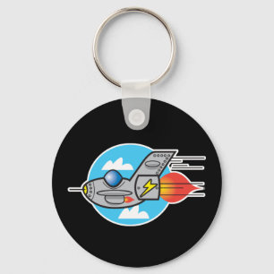 Chaveiro avião a jato