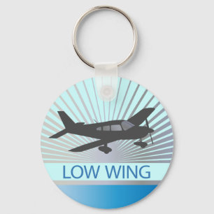 Chaveiro Avião de baixa asa