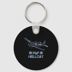 Chaveiro Avião de Combatente Helcat da 2ª Guerra Mundial