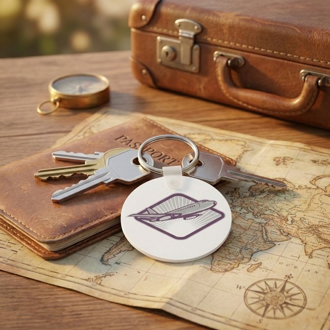 Chaveiro Avião Jet (Criador carregado)