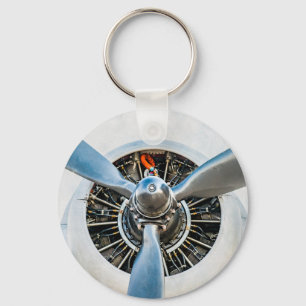 Chaveiro Aviões de Douglas DC-3. Hélice