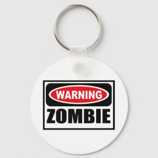 Chaveiro Aviso da cadeia de teclas ZOMBIE