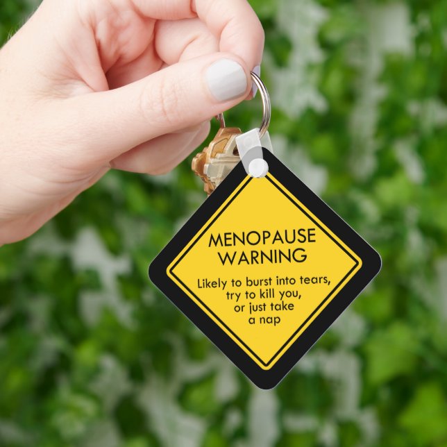 Chaveiro Aviso de Menopausa (Mão)