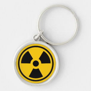Chaveiro Aviso de Radioatividade