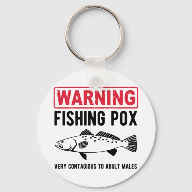 Chaveiro Aviso Varíola de Peixe  (Frente)